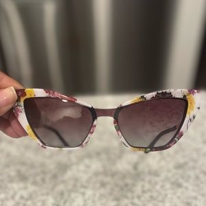 Dolce&Gabbana, floral cat eye sunglasses
